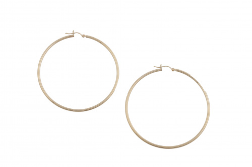 Pendientes criollas de oro amarillo