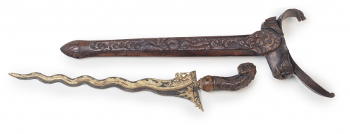 Daga o Kris.Java, Indonesia, S. XIX.