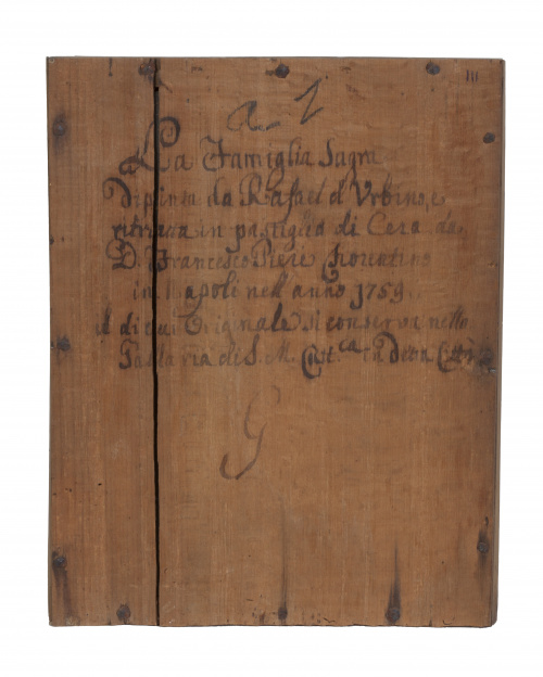 Francesco Pieri (1699-1773)."La Sagrada Familia".Reliev