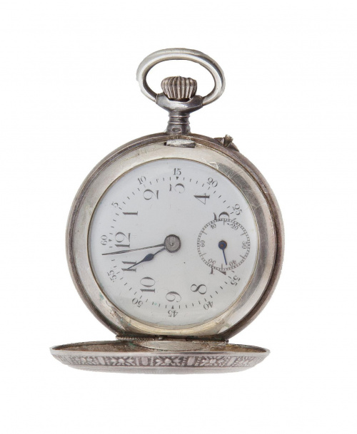 Dos relojes de bolsillo de plata 