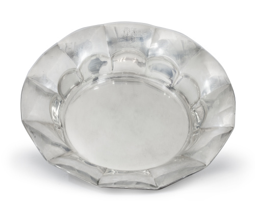 Frutero en plata española ley 916, primer cuarto S. XX.