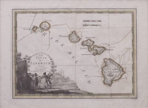 GIOVANNI MARÍA CASSINI (1745-c.1824)Le Isole di Sandwich