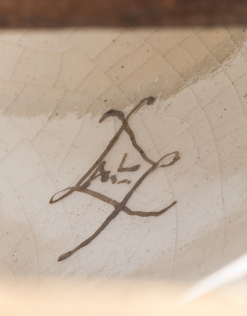 Importante pareja de jarras a la manera de Sévres en porcel