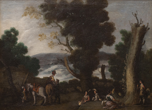 ATRIBUIDO A CORNELIS DE WAEL (Amberes, 1592-Roma, 1667)Pa
