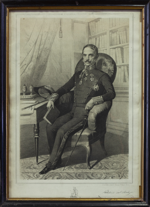 CARLOS MÚGICA Y PÉREZ (1821-1892)Retrato del brigadier de