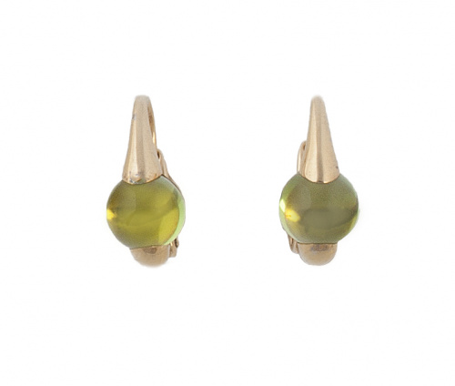 Pendientes POMELLATO con cabuchones de peridoto
