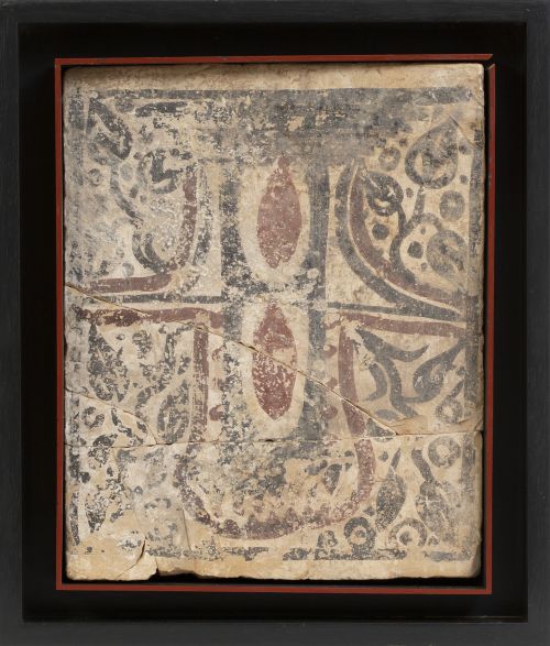 Socarrat.Barro cocido y policromado.Trabajo mudéjar, Pa