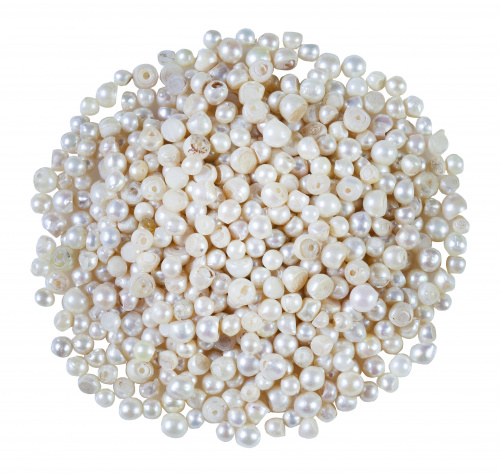 Lote de 824 perlas cultivadas costadas para aplicar en joyas