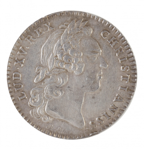 Jetón francés en plata de Luis XV. Cámara de comercio de Ba