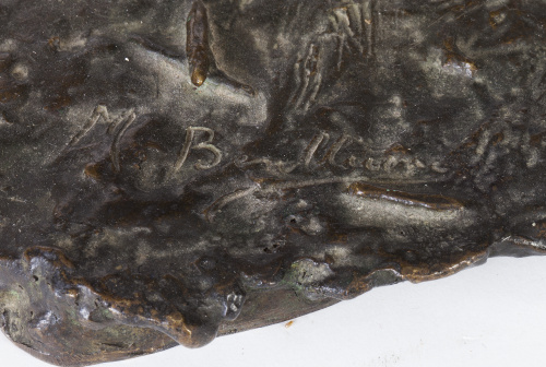 Mariano Benlliure y Gil (Valencia, 1862- Madrid, 1947)."T