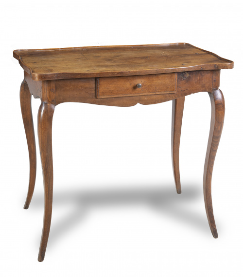 "Table à ecrire" de madera de nogal.Francia, S. XVIII.