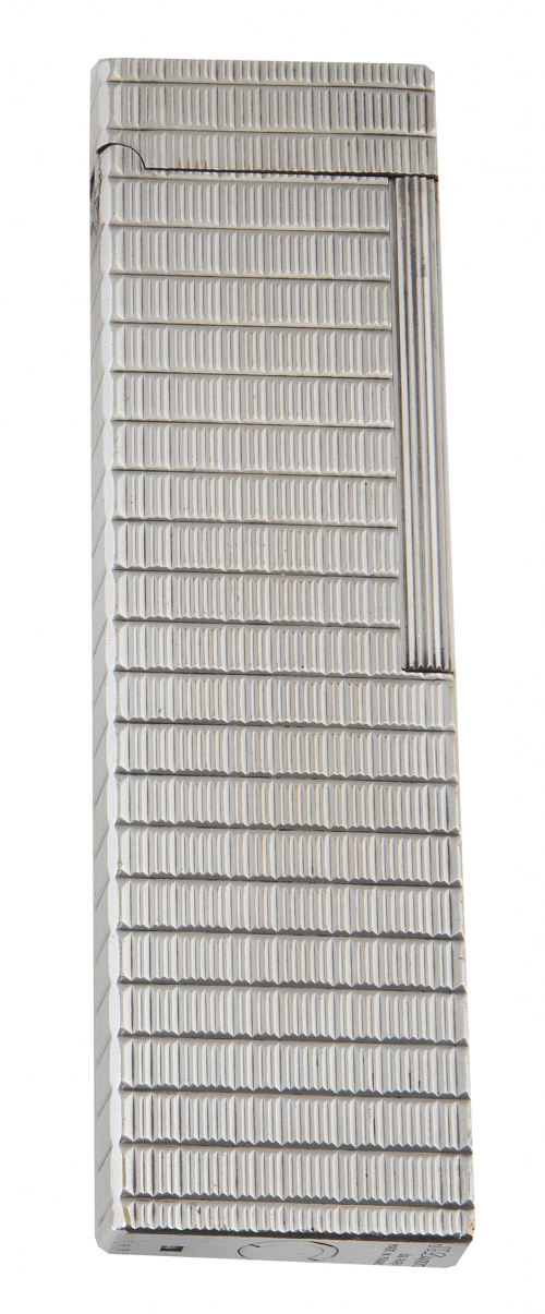 Encendedor "tall boy" de despacho DUPONT con plaqué en plat