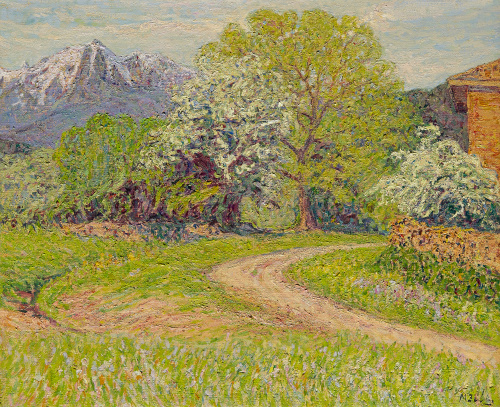 MIGUEL BARBERO (Hinojosa del Duque, Córdoba 1953)“Paisaje 