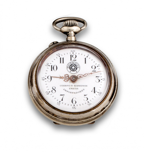 Reloj Lepine ROSKOPF de Cuervo y Sobrinos pps sXX en acero.
