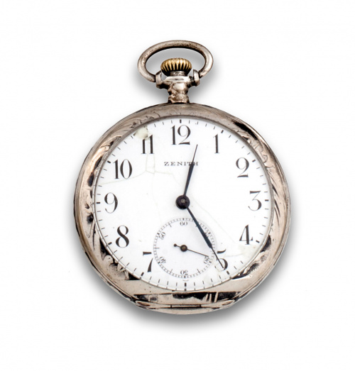Reloj Lepine ZENITH en plata c.1920.