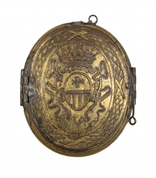 Relicario múltiple con el escudo de la orden de la Merced y