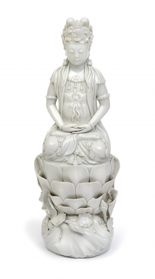 Guanyin. En porcelana "Blanch de Chine".China, ff. del 