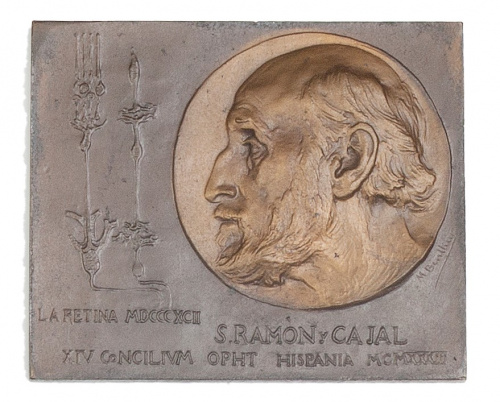 Placa conmemorativa del XIV Concilium Ophtalmologicum celeb