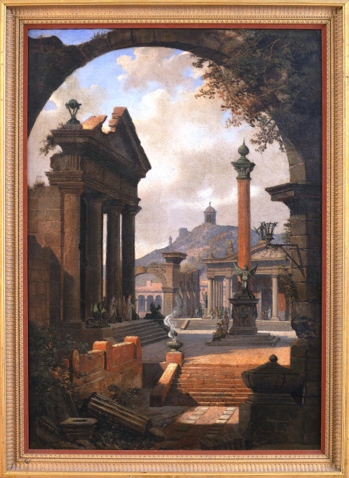 ALESSANDRO SANQUIRICO (Milán, 1777- 1849)Capricho arquite