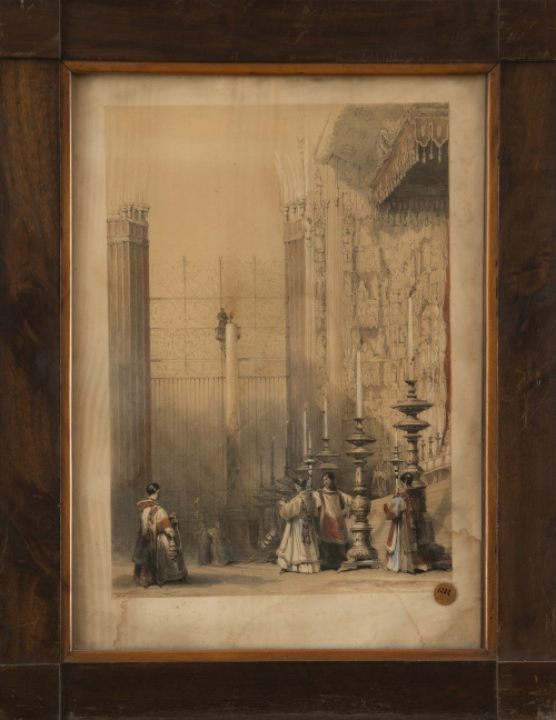 DAVID ROBERTS (1796-1864)Interior de la Catedral de Sevil