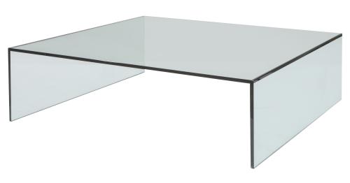 Mesa de centro de cristal.Quizás "Casa y jardín", h. 1989.