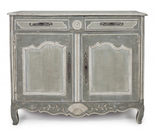 "Buffet" provenzal Luis XV de madera tallada y policromada.