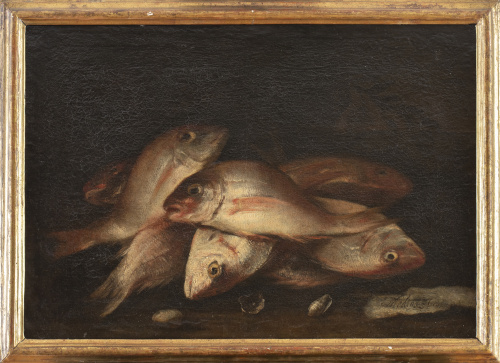 PEDRO DE MEDINA (Sevilla?, ca. 1620- Sevilla, 1691)"Peces