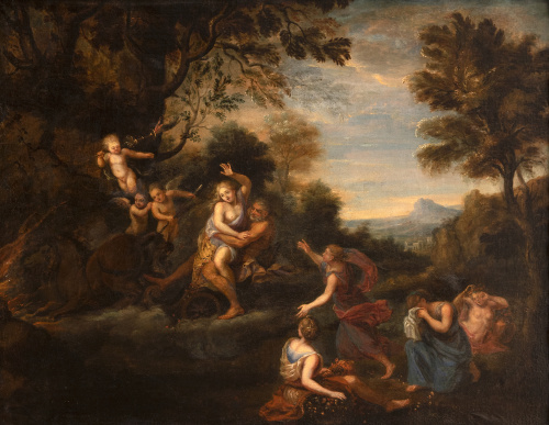 ATRIBUIDO A DIRK VAN DER LISSE (Escuela flamenca, siglo XVI