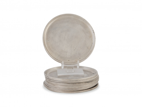 Once platitos para pan de plata, S. XX.