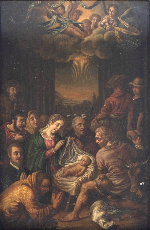 ESCUELA ¿ESPAÑOLA?, SIGLO XVIIAdoración de los pastores c