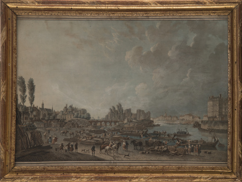 PIERRE ANTOINE DEMACHY (pinx) CHARLES y MELCHOR DESCOURTIS 