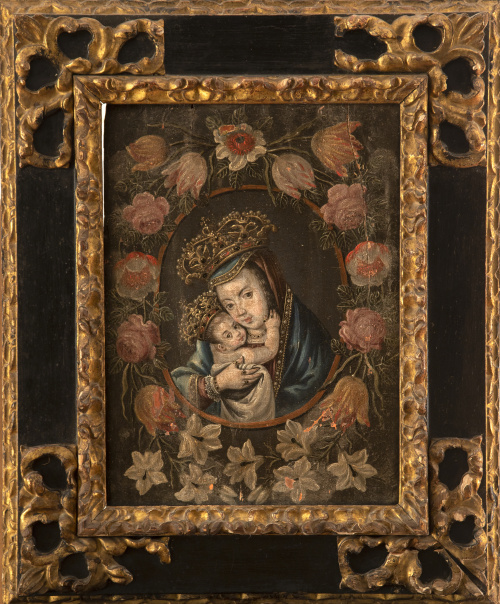 ESCUELA ESPAÑOLA, SIGLO XVIIVirgen de Belén inserta en un