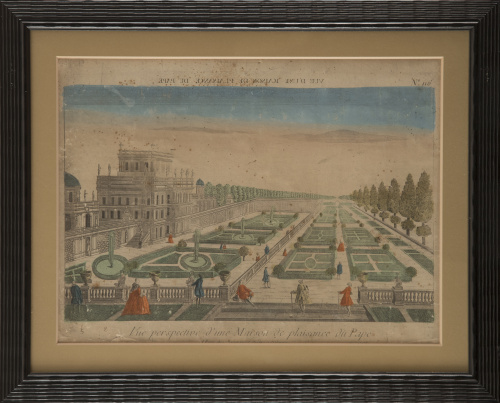 ESCUELA FRANCESA, SIGLO XVIIIVista óptica: "Vue perspecti