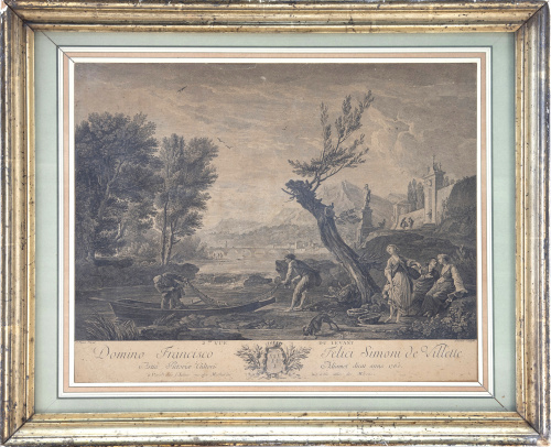 SEGÚN CLAUDE JOSEPH VERNET (Francia,1714-1789)"Domino Fra