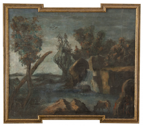 ESCUELA ESPAÑOLA, H. 1900Conjunto de cinco sargas con esc