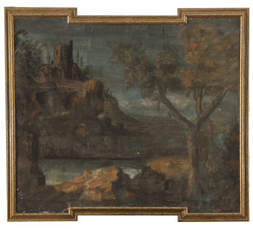 ESCUELA ESPAÑOLA, H. 1900Conjunto de cinco sargas con esc