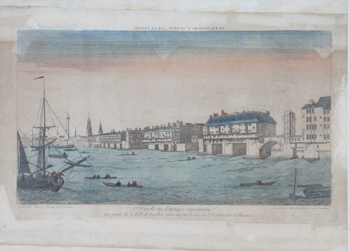 ESCUELA FRANCESA, SIGLO XVIIIVista óptica: "1ere Nouvelle
