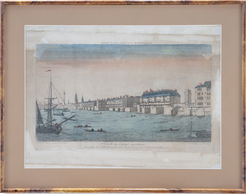 ESCUELA FRANCESA, SIGLO XVIIIVista óptica: "1ere Nouvelle