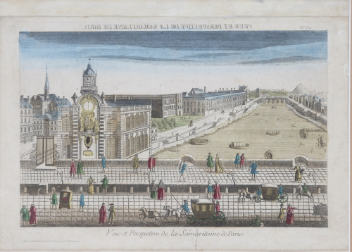 ESCUELA FRANCESA, SIGLO XVIIIVista óptica: "Vueu et Persp