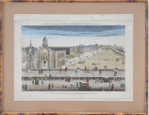 ESCUELA FRANCESA, SIGLO XVIIIVista óptica: "Vueu et Persp