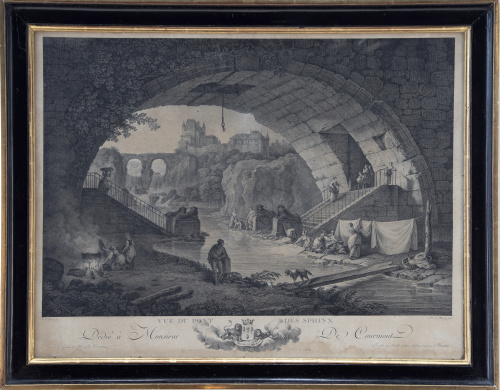 HUBERT ROBERT (1733-1808)"Vue des principaux monuments de