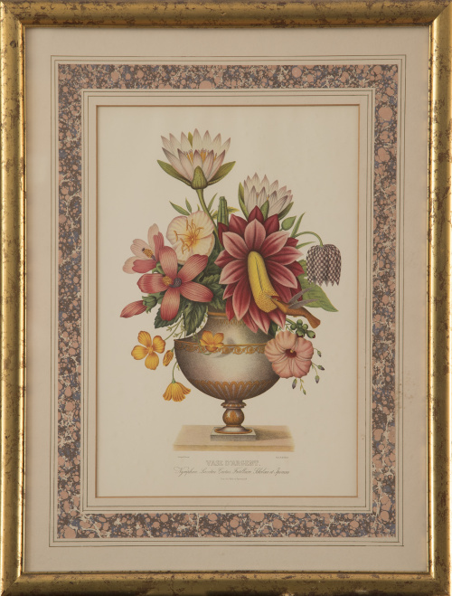 JEAN LOUIS PREVOST (1760-1810)"Vase d´argent" y "Vase ang