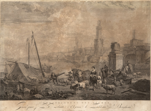 JACQUES- PHILIPPE LE BAS (1707-1783) y NICOLAES PIETERSZ BE