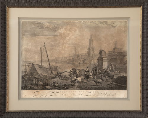 JACQUES- PHILIPPE LE BAS (1707-1783) y NICOLAES PIETERSZ BE