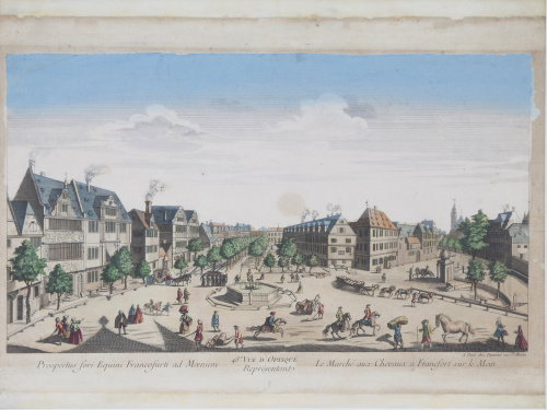 ESCUELA FRANCESA, SIGLO XVIIIVista óptica: "Vue optique r