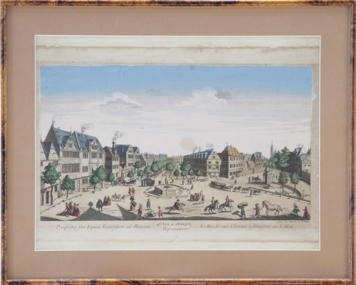 ESCUELA FRANCESA, SIGLO XVIIIVista óptica: "Vue optique r