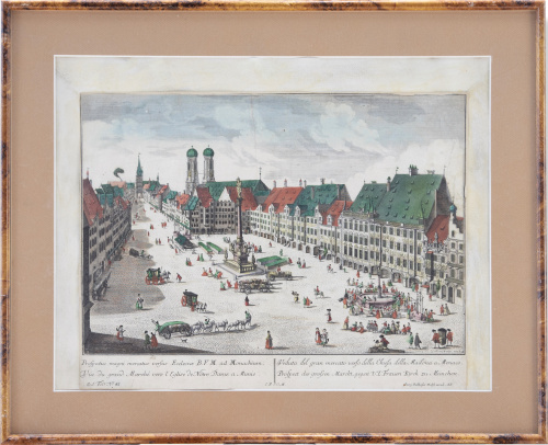 ESCUELA FRANCESA, SIGLO XVIIIVista óptica: "Veduta del gr