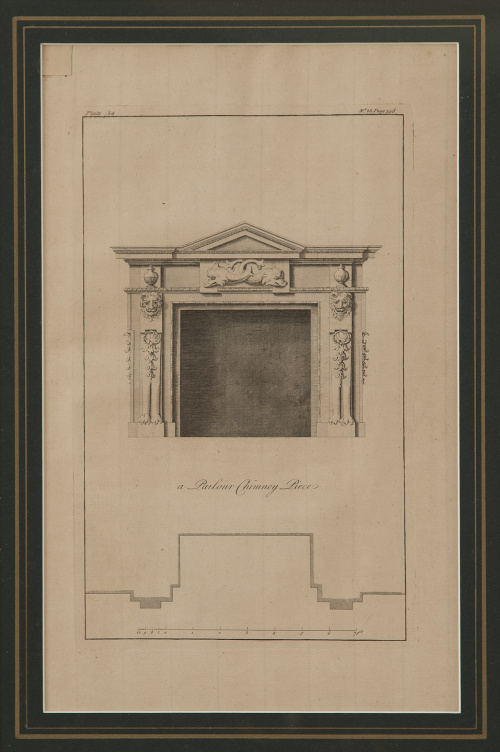 Conjunto de siete diseños para chimenea