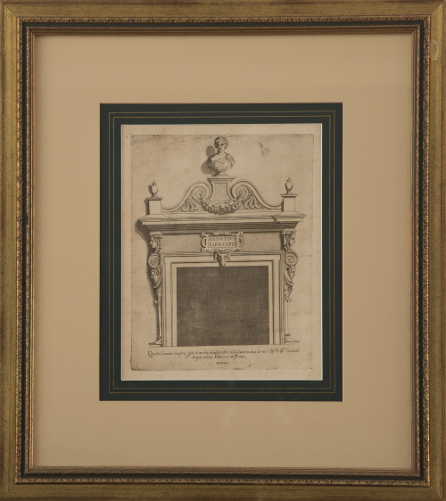 Conjunto de siete diseños para chimenea