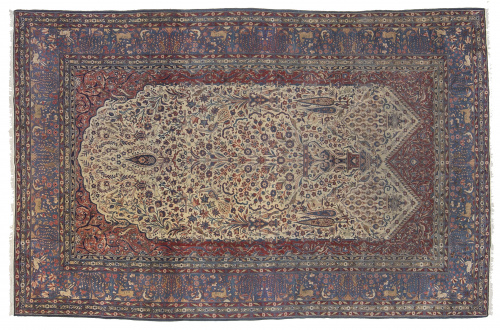 Alfombra tabriz antigua en lana. Persia.